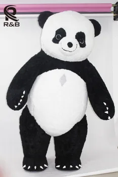 Naujas Stilius Pripučiami Pandos Kostiumas Pripučiami Panda Už Reklamos 3M Aukščio Pritaikyti Suaugusiųjų Tinka 1.7 m Iki 1.85 m Suaugusiems
