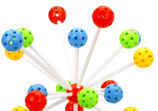 DĖLIONĖS DALIS Įvairių spalvotų granulių 36pcs/set rašybos karoliukai įdėta švietimo žaislai, erdvinis mąstymas naudotis Netoksiška plastiko