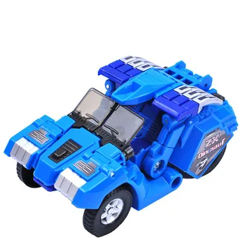Mėlyna Spalva Dinozaurų Deformacijos Automobilio Modelį Su Šviesos ir Muzikos figūrėlių, Vaikams, Vaikams, Juokingas Žaislas