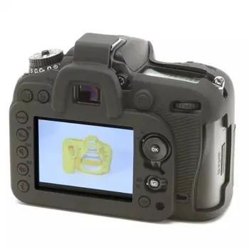 Gražus minkštas Silikoninis Kamera Vaizdo Bag For Nikon D7100 D7200 Fotoaparato krepšys Guma Apsauginė Kūno Odos Apima