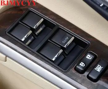 BJMYCYY Automobilių langų pakėlimo jungiklį apdailos blizgančiais Toyota Camry auto reikmenys, automobilių stilius