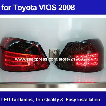 Toyota VIOS Led galinius žibintus 2008 metų LED Uodega lempos Pakeitimas Aukščiausios Kokybės YZ