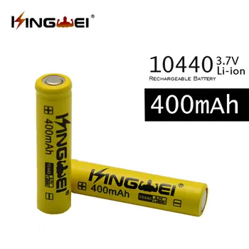 10vnt kingwei 400Mah 10440 AAA Baterijos Įkrovimo Bateria 3.7 V, Li-ion Ličio Baterijos LED Žibintuvėlis Žaislas Eletronic