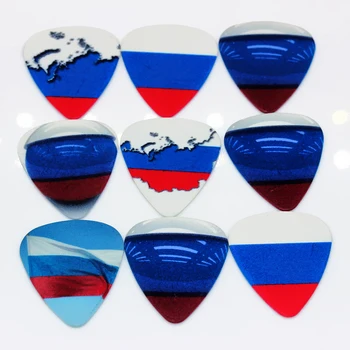 SOACH 10vnt/Daug 1,0 mm storio Karšto rusijos vėliava modelio gitara kirtikliai gitara dalys plektras gitara priedai