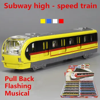 Lieti traukiniu, Metro didelės spartos traintoy transporto priemonės,metalo diecasts,traukite atgal ir mirksi & muzikos,nemokamas pristatymas