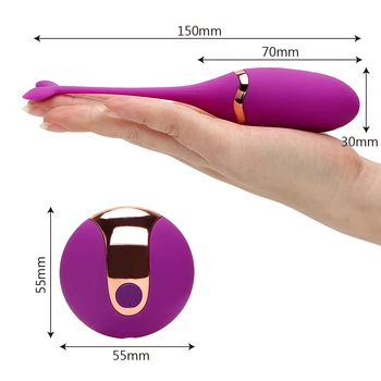 IKOKY Vibruojantis Kiaušinis Nuotolinio Valdymo Vibratoriai Sekso Žaislai Moterims Naudotis Makšties Kegel Kamuolys G-spot Masažas USB Įkrovimo