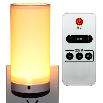 Naujovė 3 Spalvų LED Nuotolinio Valdymo Naktį Šviesos ES Reguliuojamas Šviesos Kūdikio Miegamojo Lempa Vidaus Apšvietimas Lamparas LED Lempos