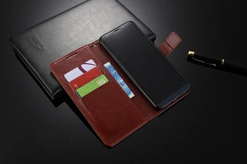 Galaxy S8 5.8-colių kortelės laikiklio dangtelį atveju, Samsung Galaxy S8 Plius 6.2 colių odinis telefono dėklas piniginė flip cover
