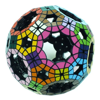 YKLWorld 62-Sided Tuščiaviduriai Futbolo Tuttminx Professional Magic Cube PVC Lipdukas Cubo Magico Dėlionė Švietimo Žaislas Dovana -48