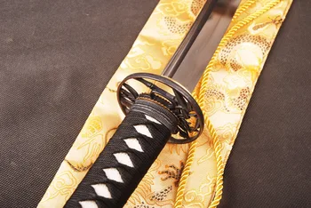 Honsanmai Japonijos Samurajų Kardas Katana Mūšį Pasirengę Full Tang Espada Katana 1095 Anglinio Plieno Aštriu Peiliu Samurajus Cosplay Kardas