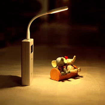 NAUJAS Mini USB Power LED Šviesos 1.2 W ultra low power žetonų Kišenėje Kortelės Lempos Nešiojamų Naktį Stovykla