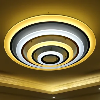Šiuolaikinės Akrilo led lubų šviesos lempos dizaineris miegamojo lubų lempa geometriniai lempa geometriniai lubų šviestuvai lampada de teto