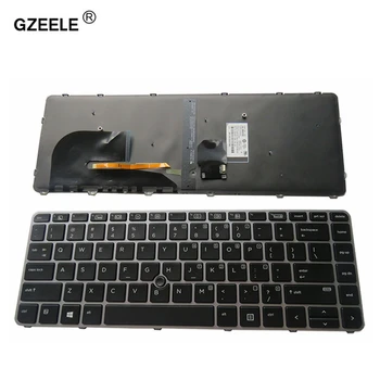 GZEELE Naujas HP EliteBook 840 G3 836308-001 821177-001 MUMS Apšvietimu nešiojamojo kompiuterio klaviatūra NSK-CY2BV 745 G3 lietuvių pakeisti klaviatūrą