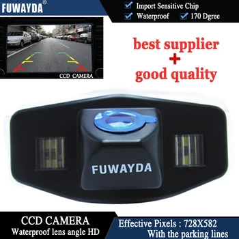 FUWAYDA CCD naktinio matymo vandeniui automobilį atbuline atsarginės automobilių stovėjimo aikštelė galinio vaizdo kameros Honda Accord Pilotas Civic 