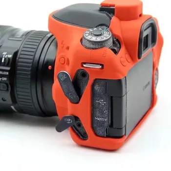 DSLR Fotoaparato Vaizdo Maišelis Minkštas Silicio Gumos Apsauga Atveju Canon EOS 80D Skaitmeninio Fotoaparato Priedai