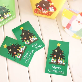 50pcs Mini Card 2 spalvos triušio ir rytų vyšnia sakura stiliaus palikti pranešimą korteles, valentino, Kalėdų Vakarėlį Kvietimą naudoti