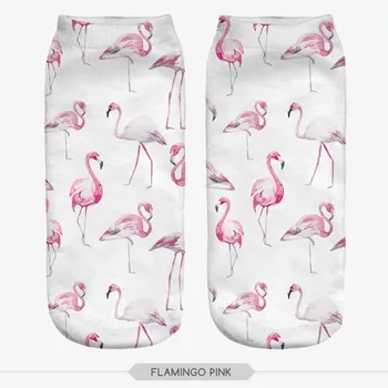 2016 mados 3D kojinės rožinis vienaragis gyvūnų moterų medvilnės trumpas harajuku kojinės