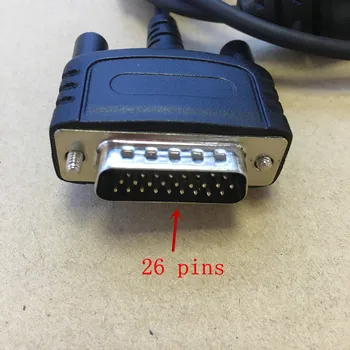 Honghuismart USB programavimo & update kabelis 26 pin Hytera MD780 RD620 RD960 RD980 ir tt automobilių skaitmeninis radijas