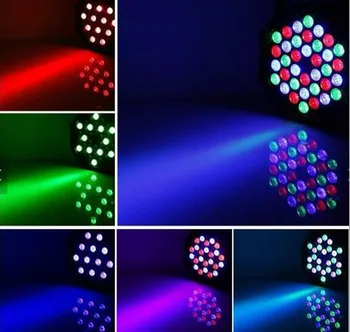 RGB/UV Etape Lemputė 36 LED Par Šviesos Disco DJ Apšvietimo dmx led par Klubas Šalies šviesos Strobe AC110-240V