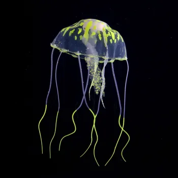 1 Vnt Dirbtinis Jellyfishes Akvariumo Žuvų Bakas Priedai Modeliavimas Liuminescencinės Medūzos Karosas Bakas Akvariumas Apželdinimas