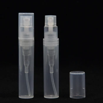 Nemokamas Pristatymas ( 7pcs/lot) Tuščias 2 ml 3 ML 4ML 5ML mini plastikiniai purškimo kvepalų buteliuko, mažų skatinimo pavyzdį kvepalai purkštukai
