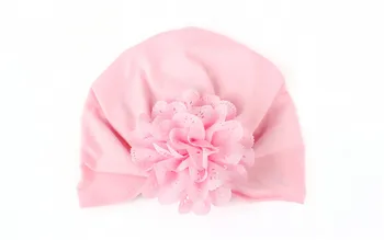 Gėlių Bohemijos Stilius Baby Hats Kietas Megztos Medvilnės Kepuraitė Kepurės Mergaitėms, Berniukams Naujagimių Bamblys Vaikams, Skrybėlės Naują Pavasario Rudens