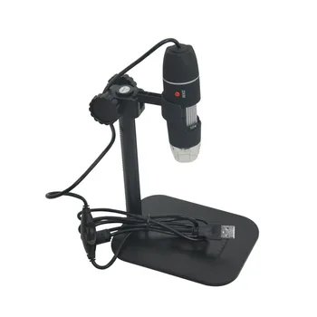2017 Naujausias 1pc 50X į 500X USB LED Skaitmeninis Elektroninis Mikroskopas didinamasis stiklas Fotoaparatas Black karšto pardavimo 500X Elektroninių Mikroskopų