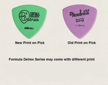D ' andrea Formulė Delrex D351 Standartinės Formos Gitaros Pasiimti Plektras Tarpininkas, Made in USA