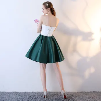 2018 Trumpas Prom Dresses Originalus Realios Foto Vestido-line Rankovių Nėrinių Aplikacijos Duobute Pokylių Šalis Suknelė vakarinę Suknelę