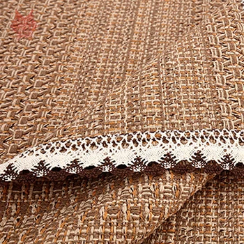 Europos stiliaus rudos spalvos kietos medvilnės skalbiniai, sofos apima nėrinių dekoras, kurių skerspjūvio užvalkalai canape baldai apima fundas de sofa SP3615