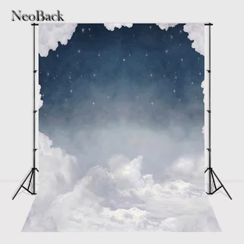 NeoBack 5x7ft Vinilo Audiniu Foto Tapetai Kompiuterį, Spausdinami Vaikų Vaikai Star Night View Studio Nuotrauka Backdrops P0764
