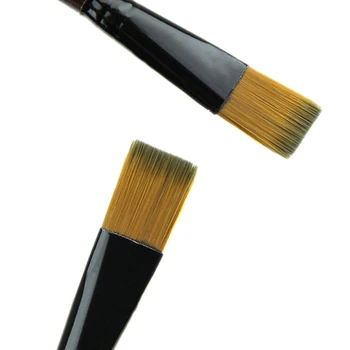 6Pcs/Set įvairaus Dydžio Nailono Plaukų Akriliniai Meno Dažų Teptukas, Akvarelė Naftos Dažymo Teptukų Rinkinys