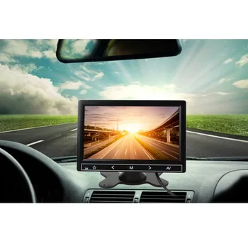 7 Colių Spalvotas TFT LCD Automobilinis Galinio vaizdo ĮRAŠYMO Monitor RGB Skaitmeninis Displėjus, 2 Vaizdo Įvesties Auto Reverse galinio vaizdo Atsarginės automobilių Stovėjimo aikštelė Stebėti