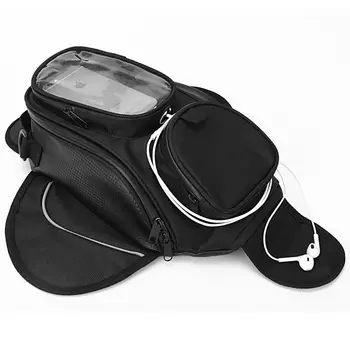 Motociklo balno krepšiai magnetinio bako krepšys Moto bagažo krepšiai, motociklų uodega maišo su Big Peržiūrėti Našlė už iphone6/ 6s /7 Samsung S8