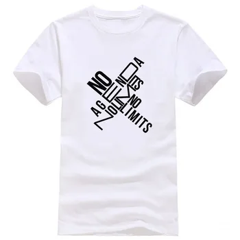 NE DARBOTVARKĖ JOKIŲ APRIBOJIMŲ Laišką Medvilnės Marškinėliai Spausdinami marškinėliai vyrams Vasaros trumpomis rankovėmis Viršūnes Atsitiktinis Camiseta Tees #889