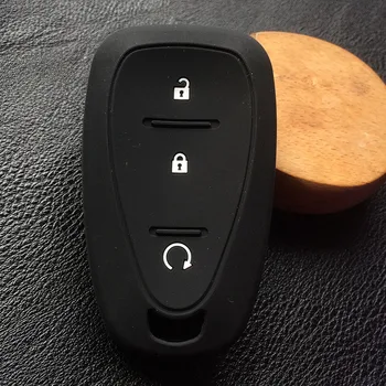Silikoninė guma raktas fob padengti atveju apsaugoti krepšys, laikiklis, skirtas Chevrolet Chevrolet Cruze Trax Malibu XL Kibirkštis Verano3 Mygtukas mygtukas