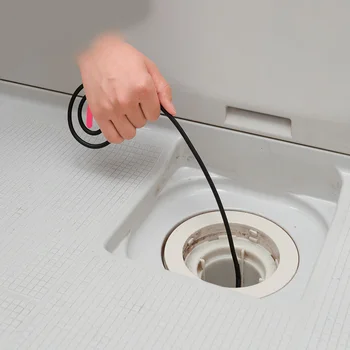 1 pakelis (2vnt) bendable kanalizacijos plaukų švaresnis nerūdijančio plieno+ketaus drenažo vamzdis dragos grindų drenažo tualeto valiklį, vonios aksesuarai