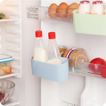 Kūrybinės virtuvės talpinimo Organizatorius gali kabinti pusės durų šaldytuvas šaldytuve daržovių ir šiukšles Šaldytuvas plastiko dėžutė dėklas