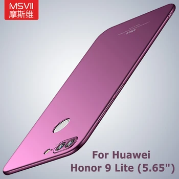 Huawei honor 9 Byloje Msvii Prekės Silm Šveitimas Padengti Huawei Honor 9 lite Atveju Kieto Plastiko Galinio Dangtelio huawei honor9 lite Atvejais