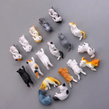 Miega Katė, Šuo, Šaldytuvas magnetai Kačiukas Guli animacinių filmų Gyvūnų lenta lipdukas, Šaldytuvas Magnetai, Vaikų žaislas Namų Puošybai