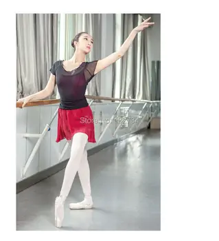 Naujas Skate Vasaros Šifono Elastinga Baleto Šokių Tiulio Sijonas Girl Vaikai Balerinos Tutu Infantil Gimnastika Leotard Pardavimui