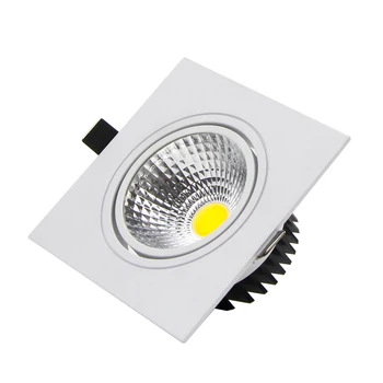 Super Šviesus Įleidžiamas LED Pritemdomi Aikštėje Downlight 9W 7W 12W 15W COB Lubų Nišoje Plafond Lempos Patalpų Lengvosios AC110V 220V