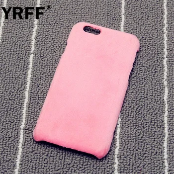 YRFF Pliušinis telefono dėklas skirtas apple iphone 6s 6 7 4.7 colių 7plus 6s 6 plius padengti Furry Sunku atgal Apima, 