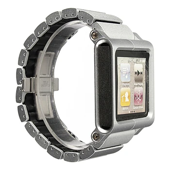 Praktinių Aliuminio Laikrodžių Dirželiai Multi Touch pakaitalas iPod Nano 6th Naujas