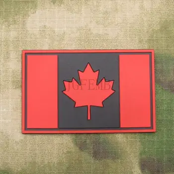 Raudonojo Kanados Raudonos Klevų vėliavos 3D PVC pleistras PB1181