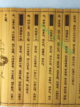 Klasikinio Bambuko Pažymėkite Slydimo,Kinijos garsiąją Knygą Bambuko slydimo - Karo Menas