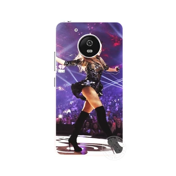 HAMEINUO Ag Ariana Grande Katė atveju padengti Motorola Moto G5 G6 G5S G4 ŽAISTI PLIUS ZUK Z2 pro BQ M5.0