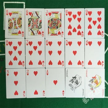 10 Rinkiniai/Daug Baccarat, Pokerio Kortos Texas Hold ' em Plastikinės Kortos Vandeniui Glaistant Pokerio Tiltas Žaidimas 2.28*3.46 colių Yernea