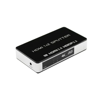 2017 Naujas 4K UHD 2.0 HDMI Splitter 1x2 HDCP 2.2 3D 1 2 Įvesties Išvesties Kartotuvas Jungiklio Langelį Hub 1080p 4kx2k Už 