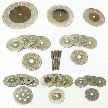Deimantų šlifavimo ratas tiek deimantinis pjovimo diskas dremel priedai mini pjauti nustatyti rotacinis įrankis šlifavimo, poliravimo akmuo